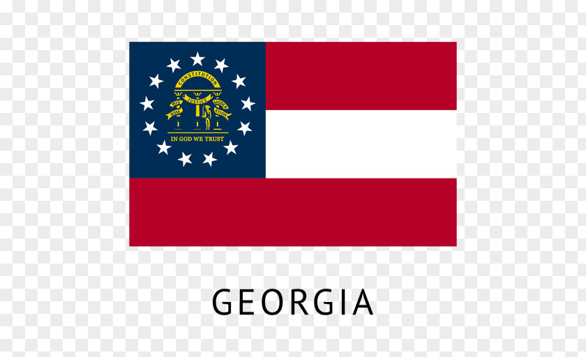 Flag Of Georgia State The United States PNG