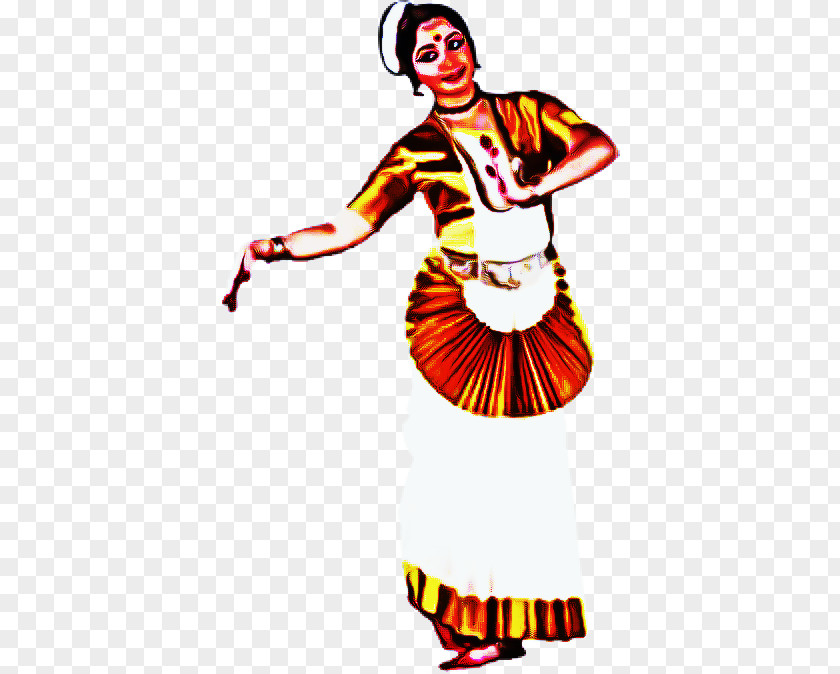 Folk Dance Costume Accessory Orange Background PNG