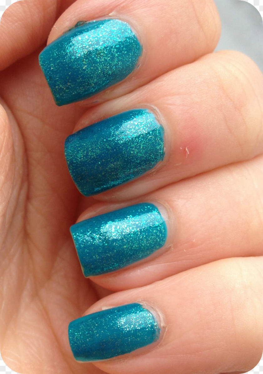 Nail Polish Turquoise Teal Finger PNG