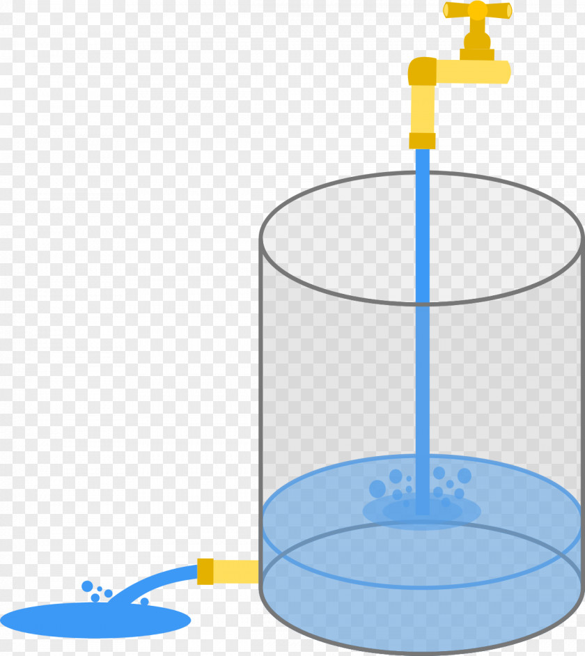 Water Flow Cylinder Storage Tank Clip Art PNG