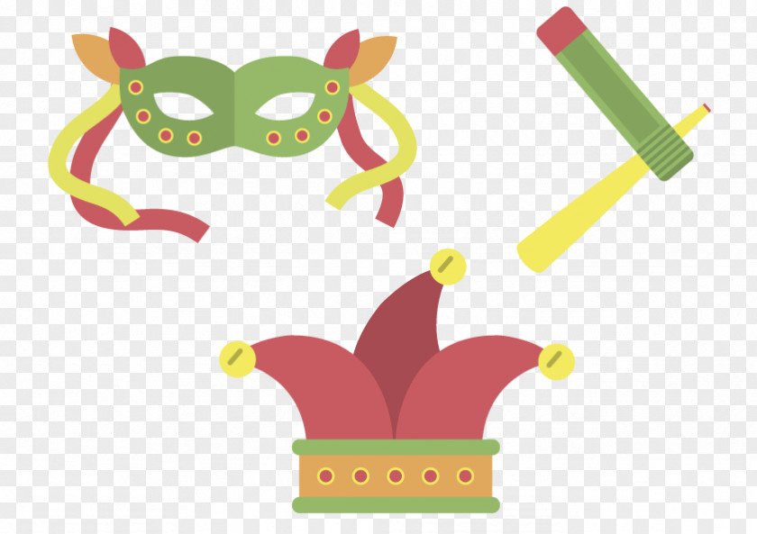 Acrobatic Clown Mask Hat Carnival Euclidean Vector Icon PNG