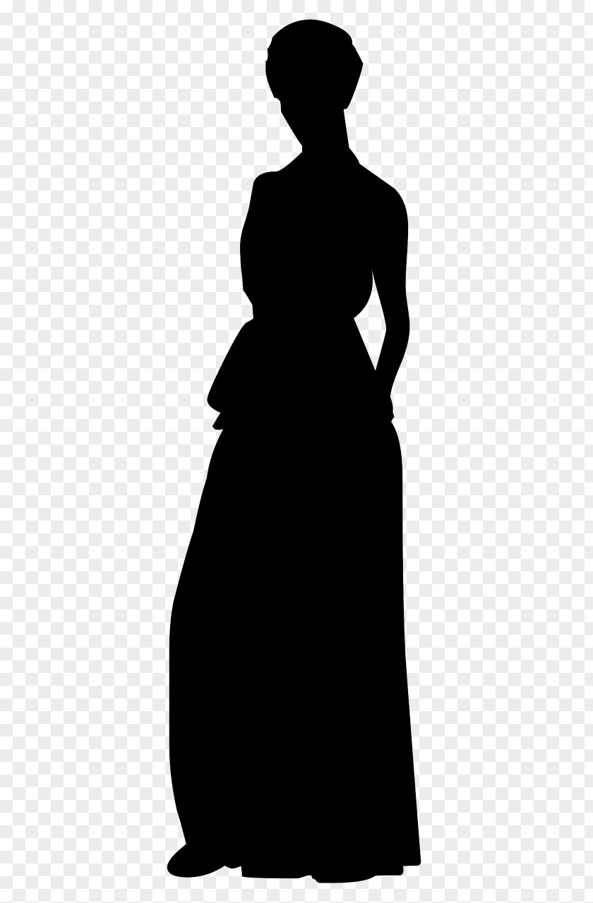 Bridal Dress Wedding Evening Gown Silhouette PNG