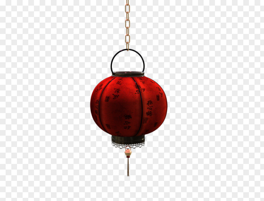 Paper Lantern Red PNG