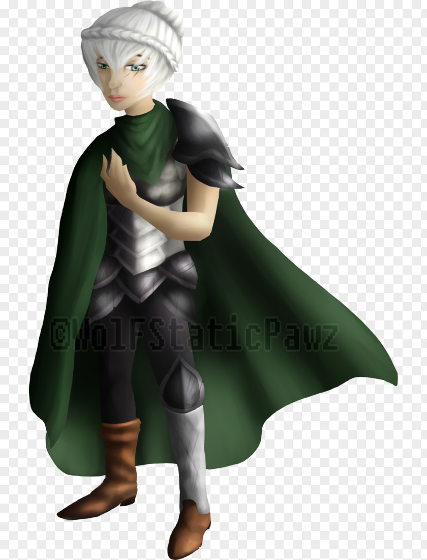 Female Cleric Figurine Character Animated Cartoon PNG