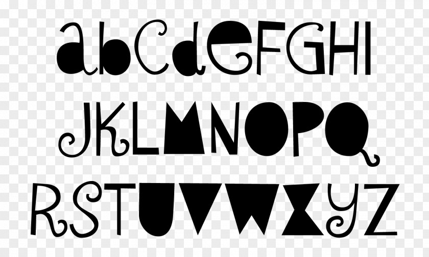 Free Fonts Creative Letter Case Alphabet Typeface Font PNG