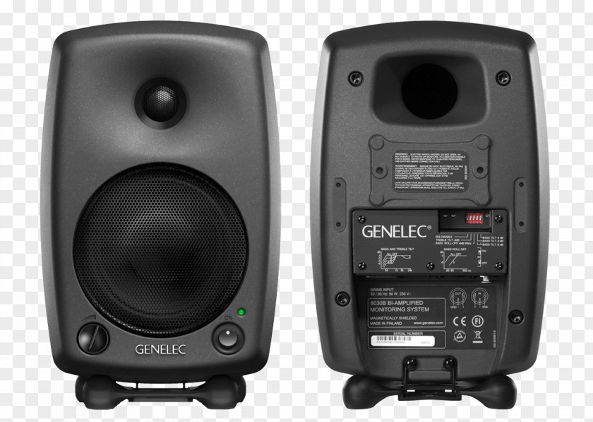 Monitor Genelec Studio Audio Loudspeaker Amplifier PNG