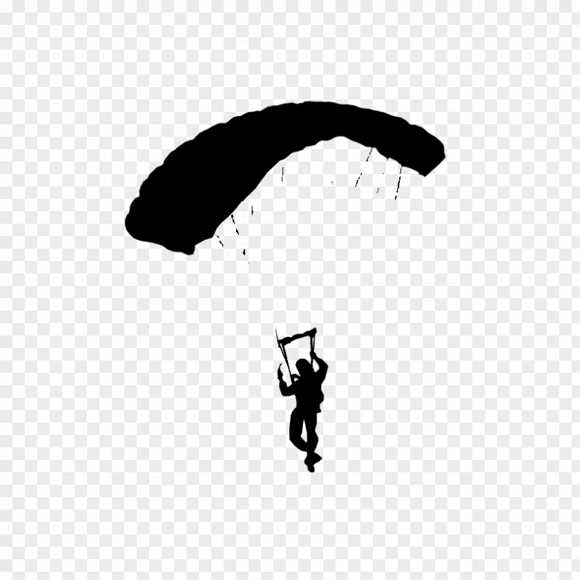 Parachuting Parachute Paratrooper Paragliding Font PNG