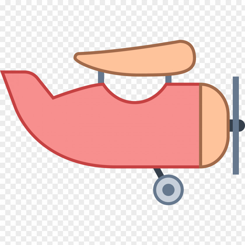 Pink Cartoon Airplane Font PNG