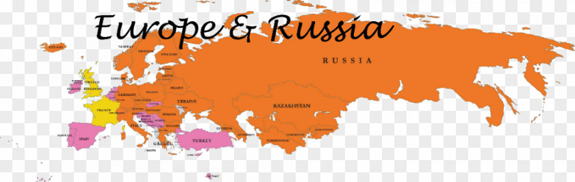 Russia Eastern Europe European World Map PNG