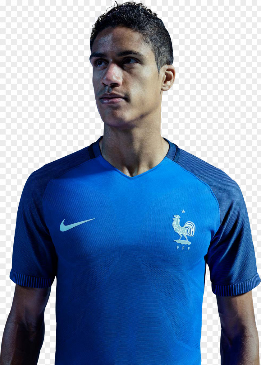 T-shirt Raphaël Varane France National Football Team UEFA Euro 2016 2018 FIFA World Cup PNG
