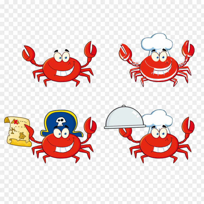 Cartoon Crab Clip Art PNG