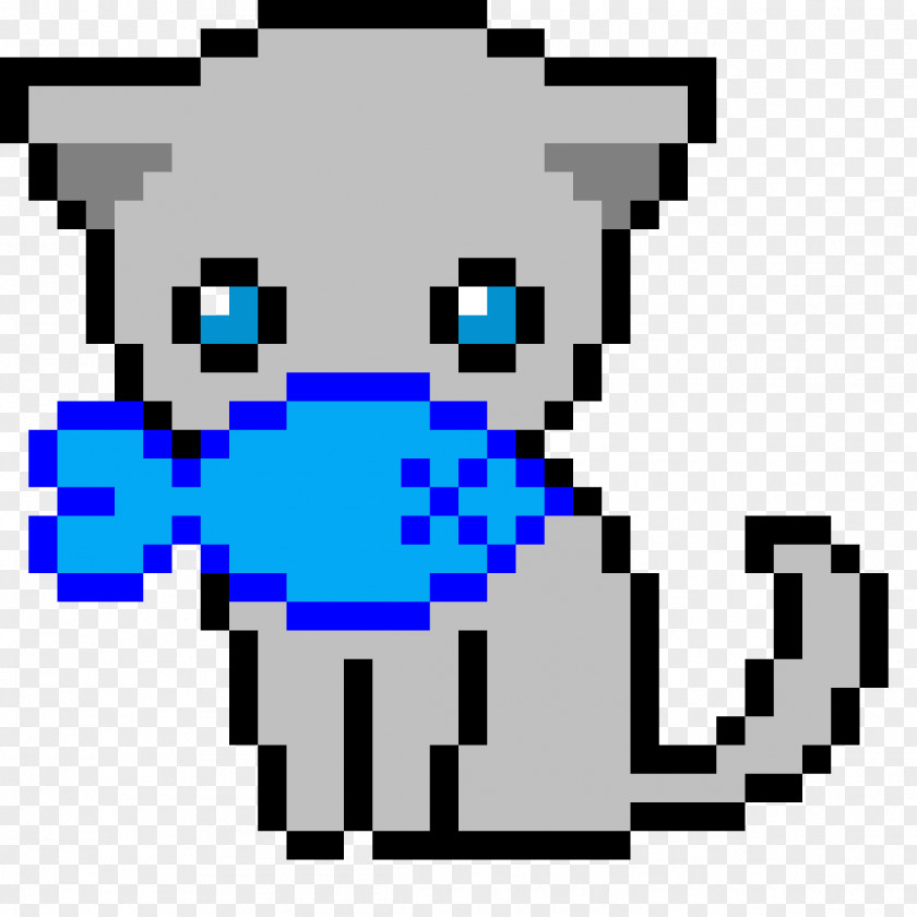 Cat Pixel Art Drawing PNG
