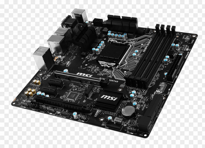 Computer LGA 1151 Motherboard MicroATX MSI Z170M MORTAR Chipset PNG