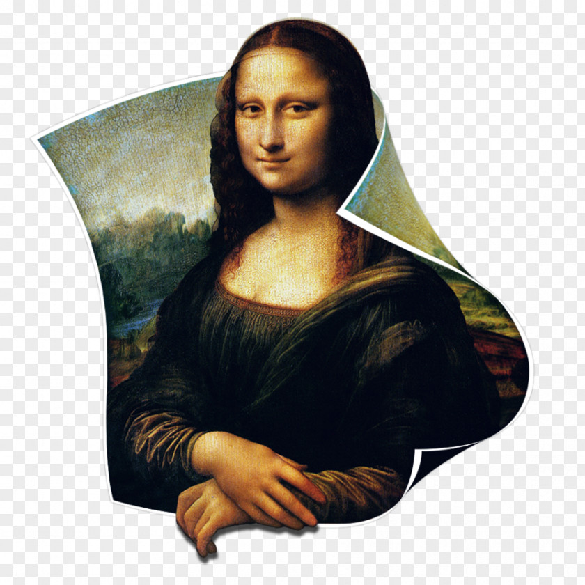 Famous Vector Lisa Del Giocondo Mona Renaissance Painting Art PNG
