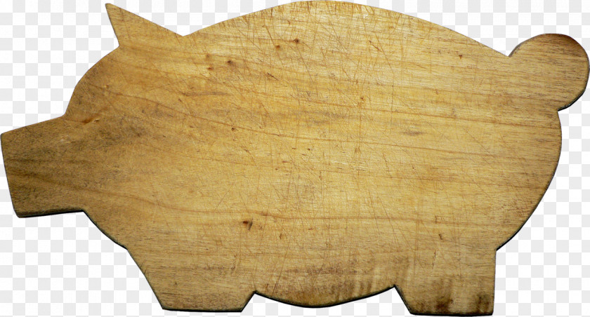 Pig Shape Cutting Board Material Free To Pull Domestic Wood PNG