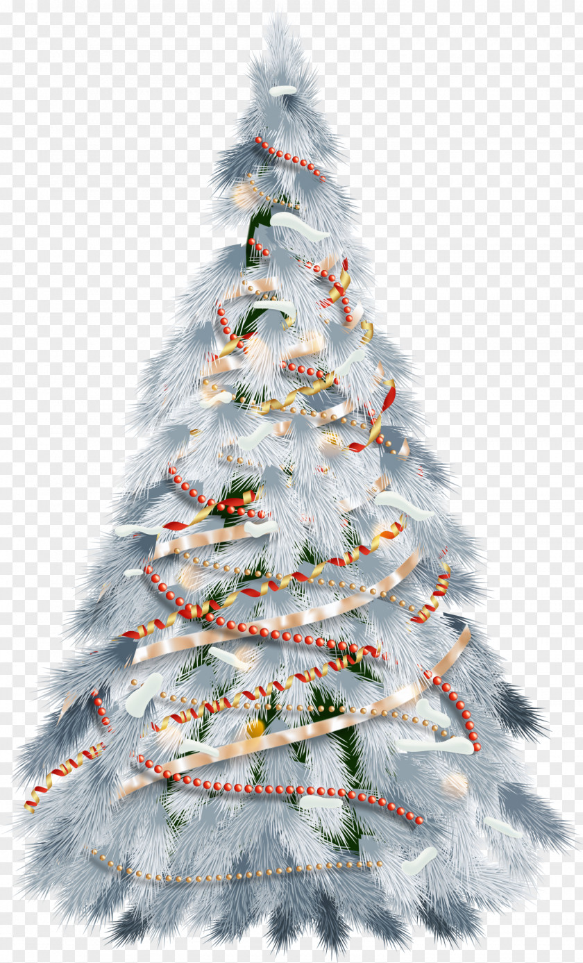 The White Ribbon Christmas Tree Ornament PNG