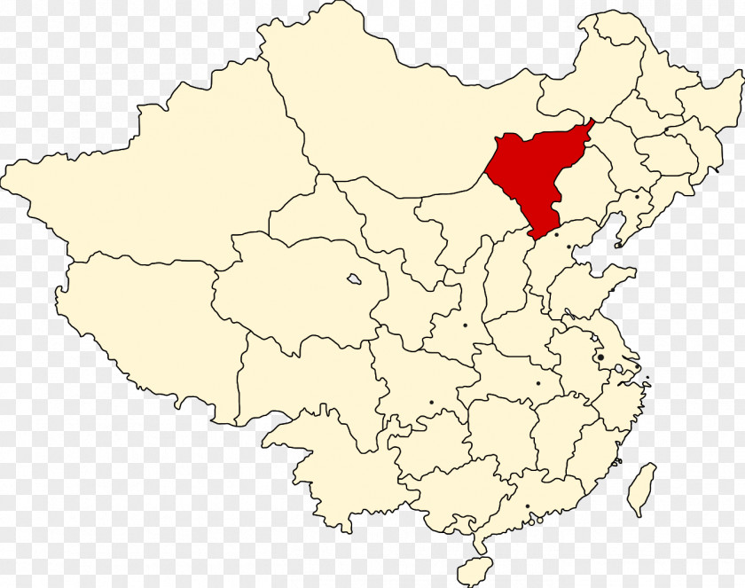 China Map Chahar Province Fujian Province, Republic Of Xikang The PNG