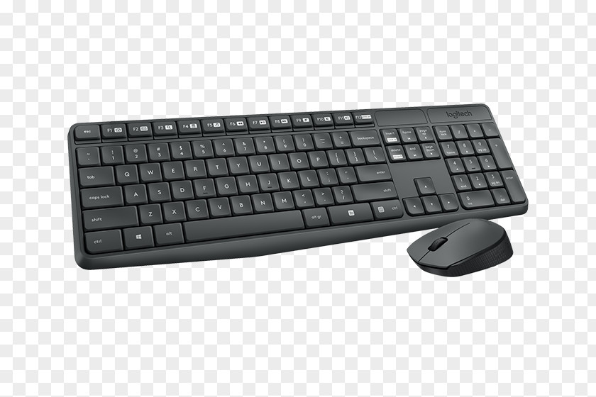 Computer Mouse Keyboard Wireless Logitech QWERTY PNG