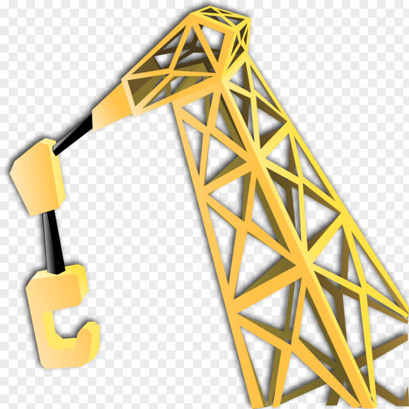 Crane Clip Art: Transportation Art PNG