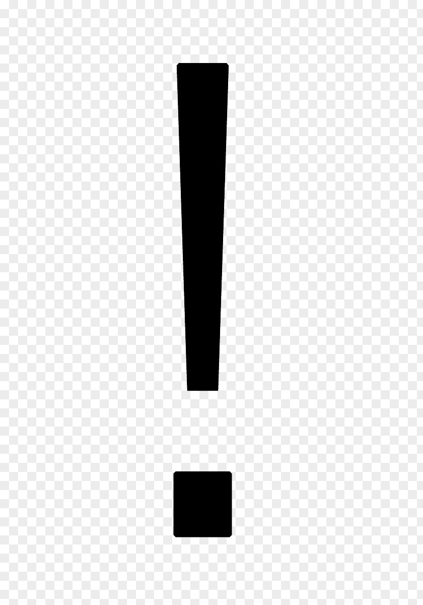 Exclamation Mark Black And White Pattern PNG