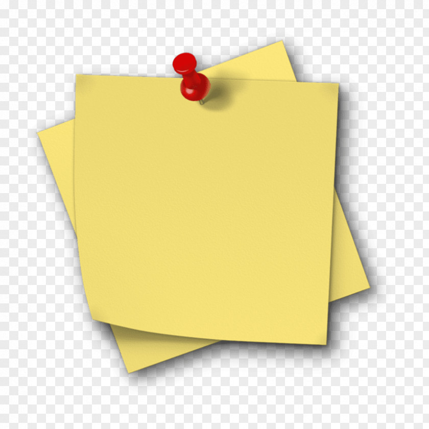 Yellow Post It Post-it Note Paper Clip Art Sticker PNG
