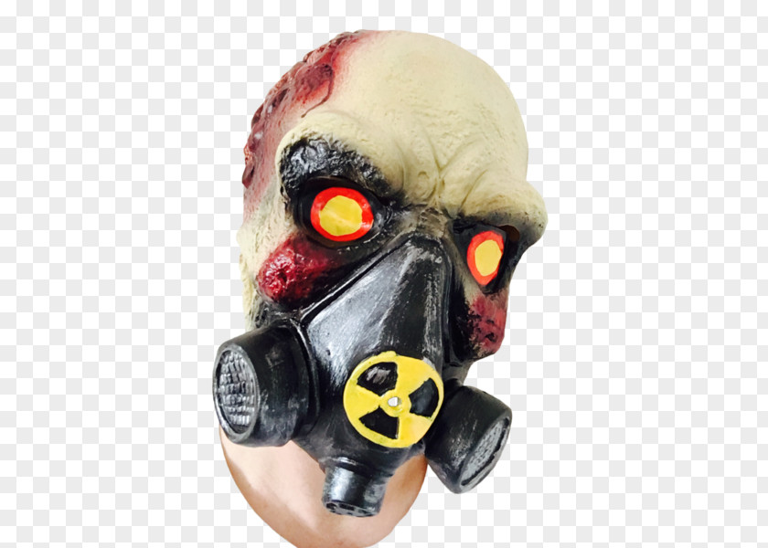 Skull Mask Gas Latex Poison PNG