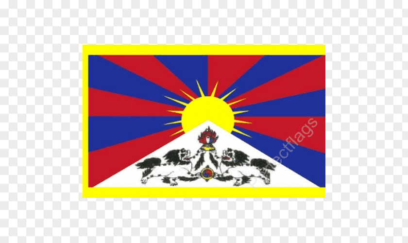 Flag Of Tibet National Incorporation Into The People's Republic China PNG