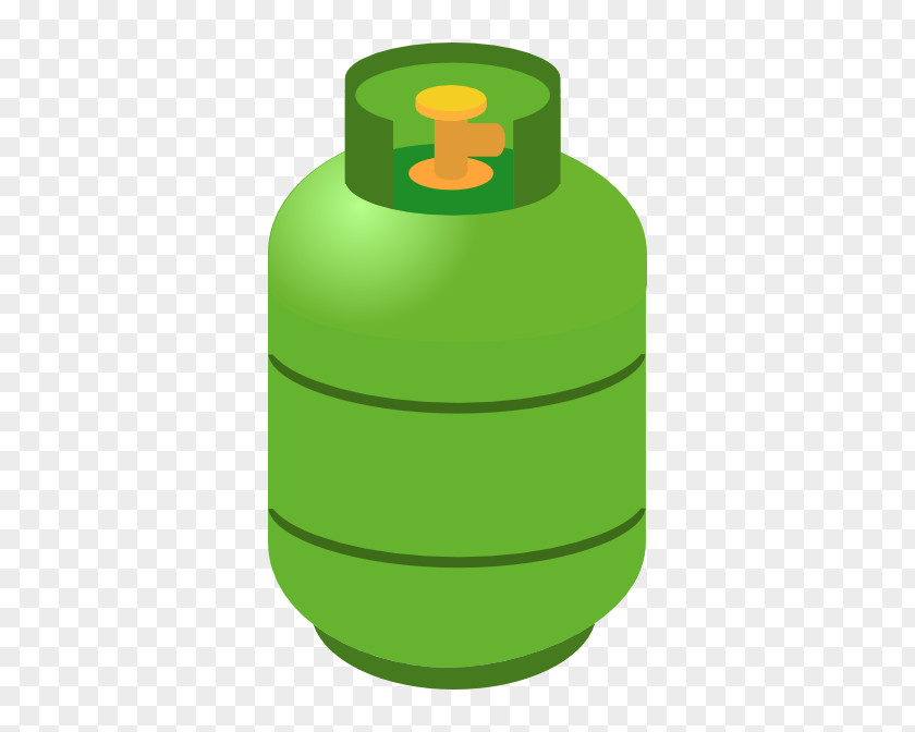 Green Gas Tank Propane Fuel Cylinder Clip Art PNG