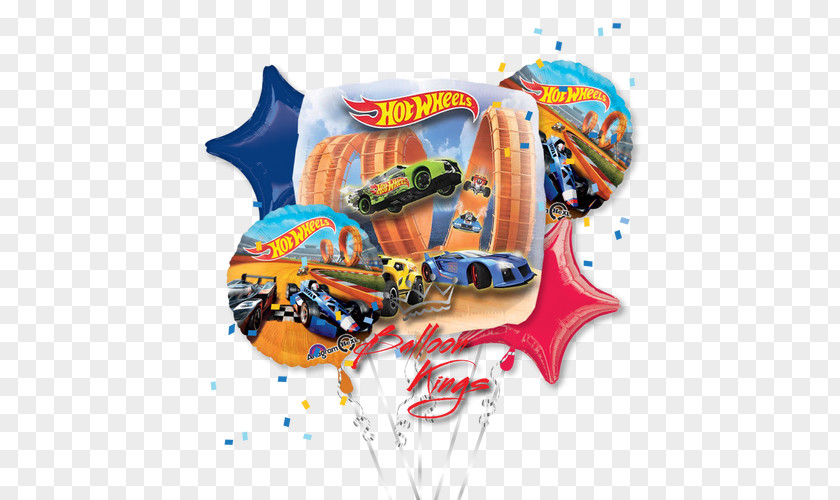 Balloon Party Gold Birthday FoilGold Number Toy Hot Wheels PNG