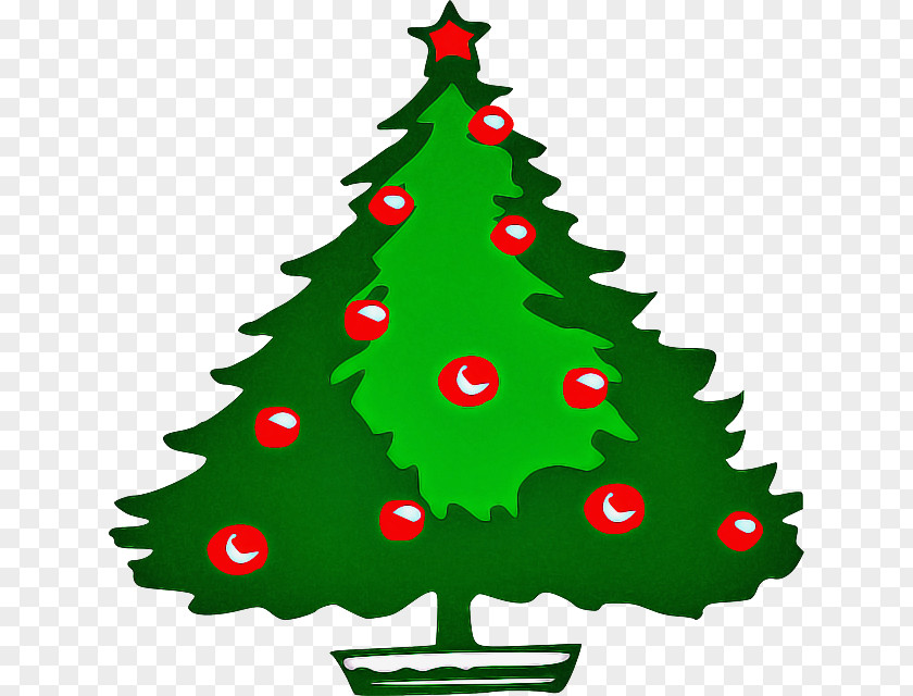 Christmas Eve Pine Tree PNG
