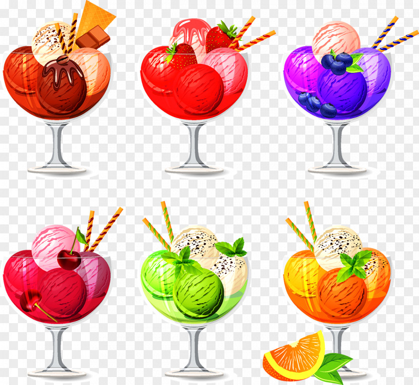 Cocktail Ice Cream Cone Chocolate PNG