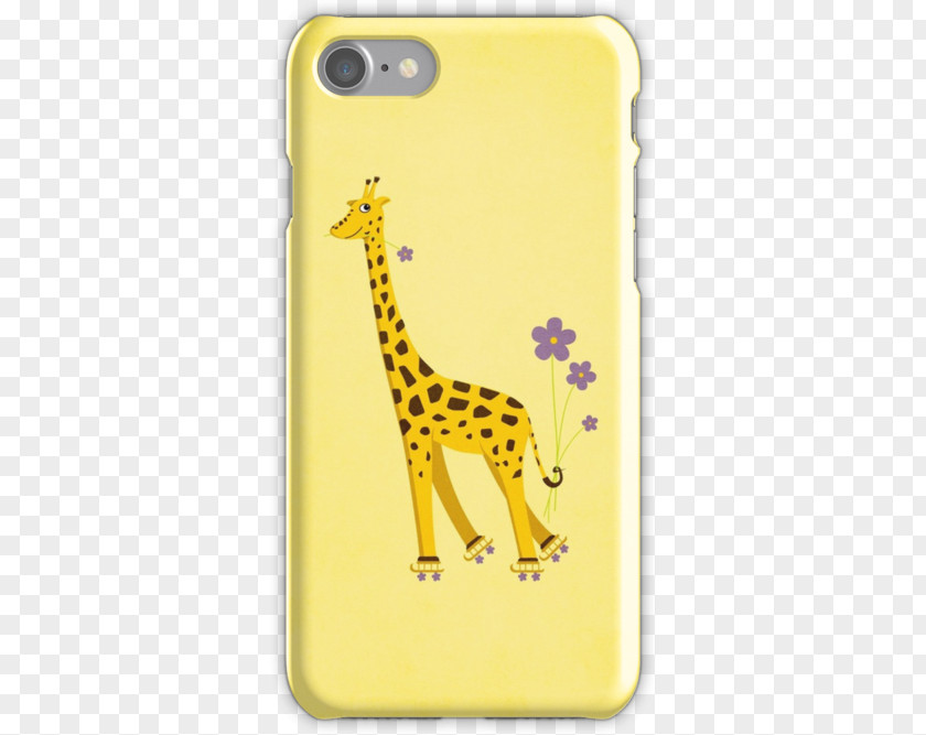 Giraffe T-shirt Roller Skating Skates Ice PNG