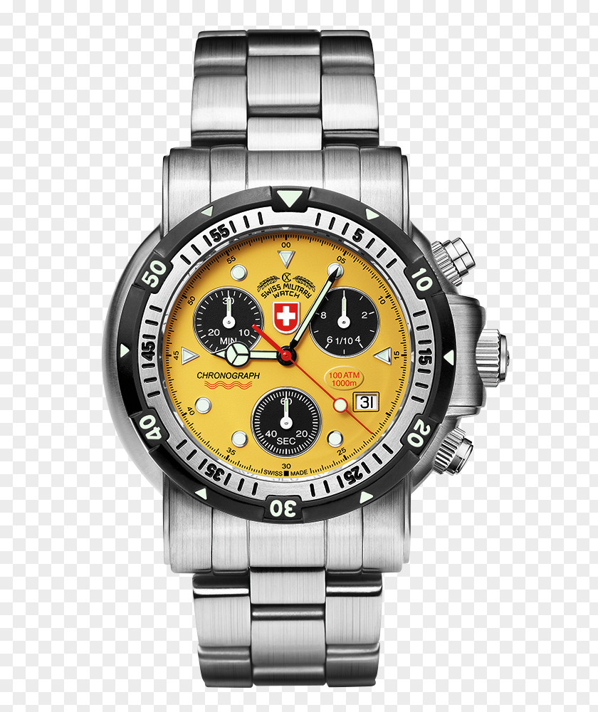 Switzerland Hanowa Diving Watch Chronograph PNG