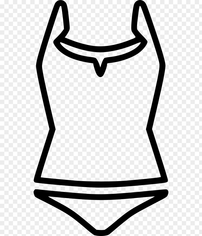 Swimsuit Bottom Line Art Background PNG