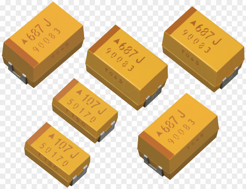 Tantalum Capacitor Electrolytic Surface-mount Technology PNG