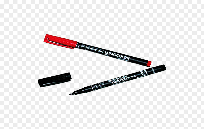 Andruckrolle Ballpoint Pen Lace Red Black Millimeter PNG