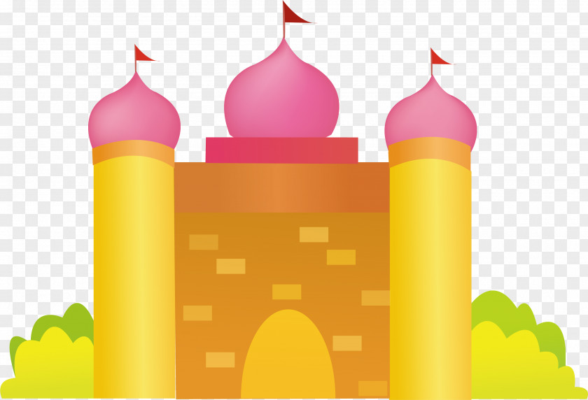 Castle Vector Material PNG