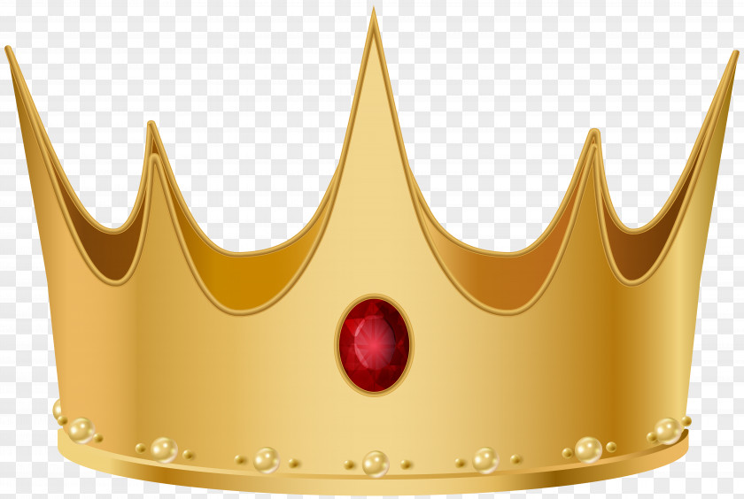 Golden Crown Transparent Clip Art Image PNG