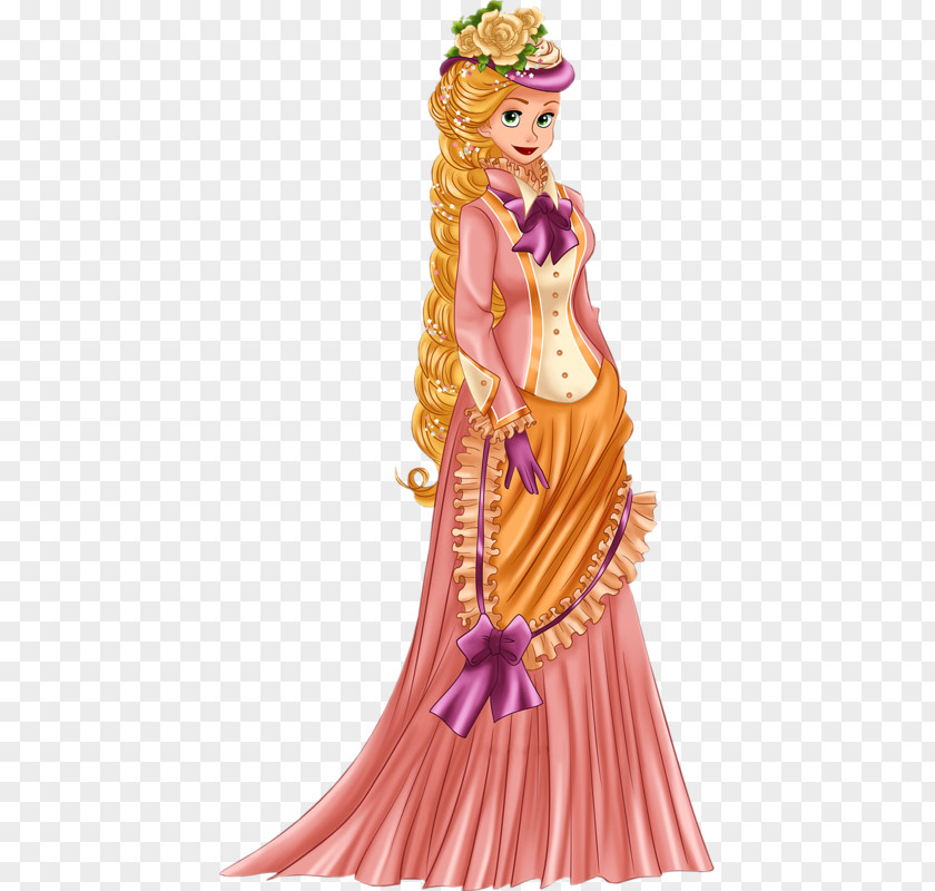 Long Hair Princess Rapunzel Belle Ariel Snow White Disney PNG