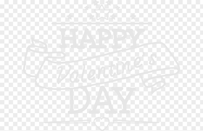Valentine's Day WordArt Tab White Pattern PNG