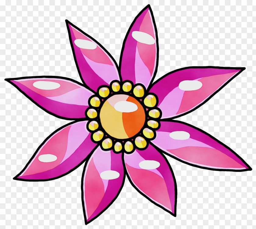 Wheel Wildflower Floral Design PNG