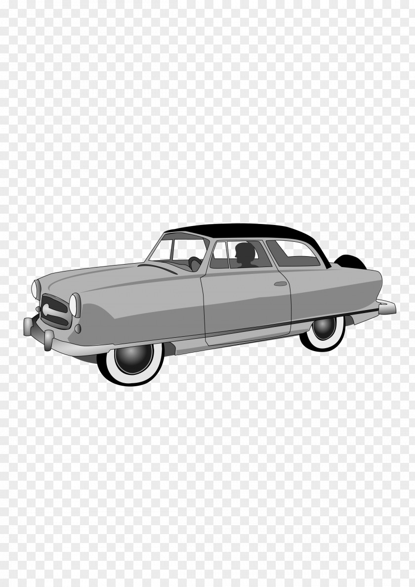Car 1950s Rambler Clip Art PNG