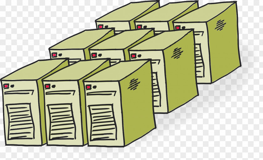 Computer Data Center Servers Download Clip Art PNG