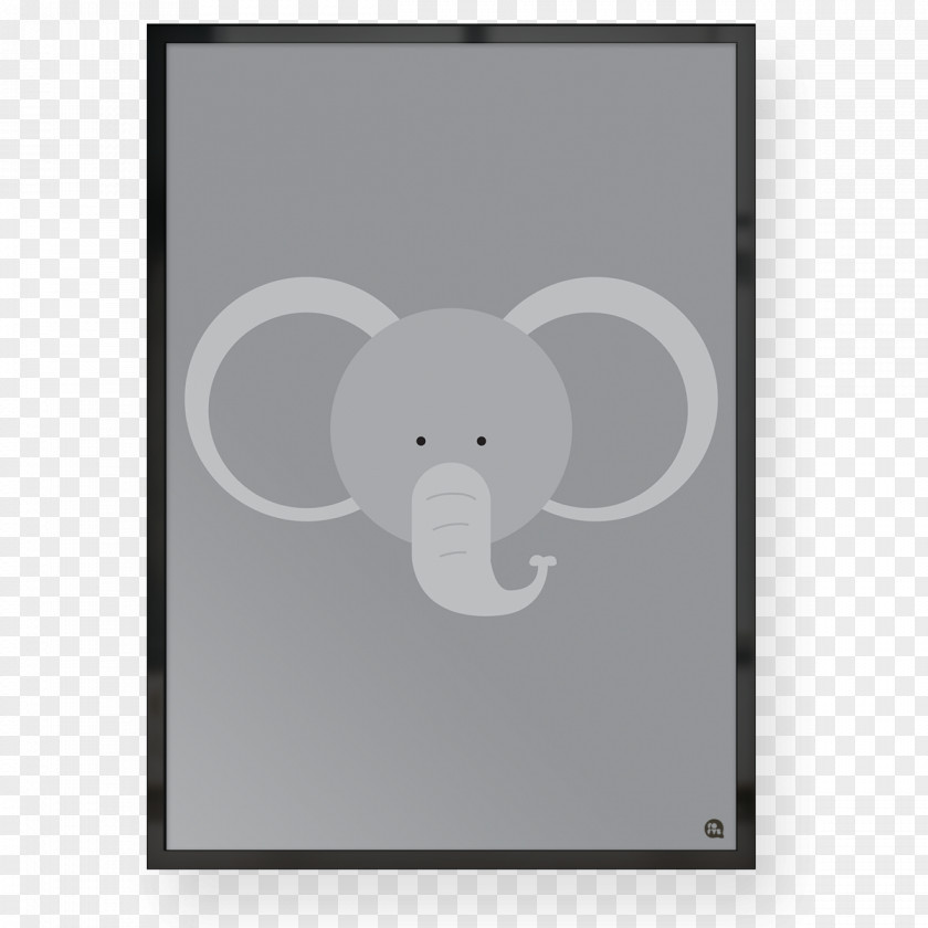 Elephants Rectangle Snout Font Animated Cartoon PNG
