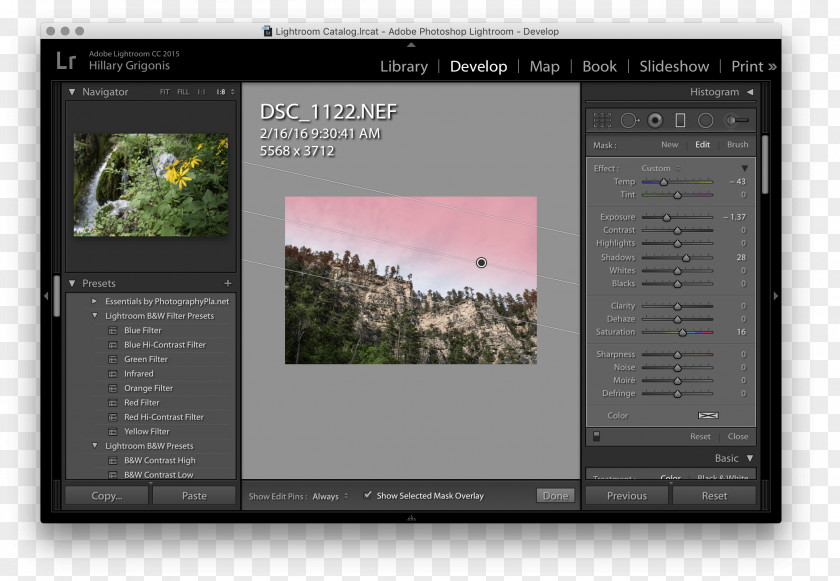 Adobe Lightroom Image Editing Systems Graduated Neutral-density Filter PNG