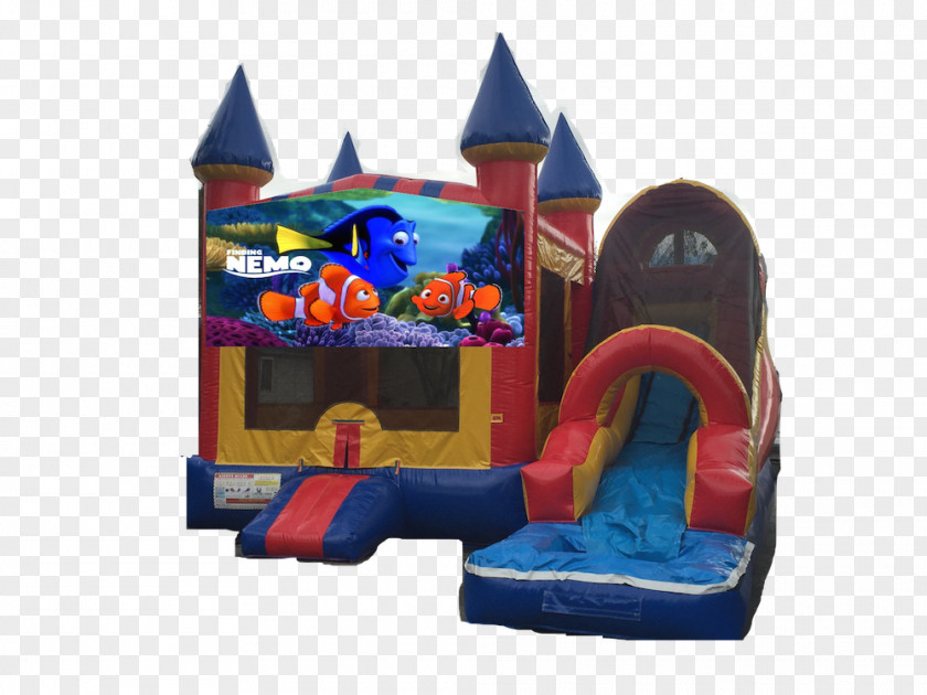 Castle Inflatable Bouncers Water Slide Playground PNG