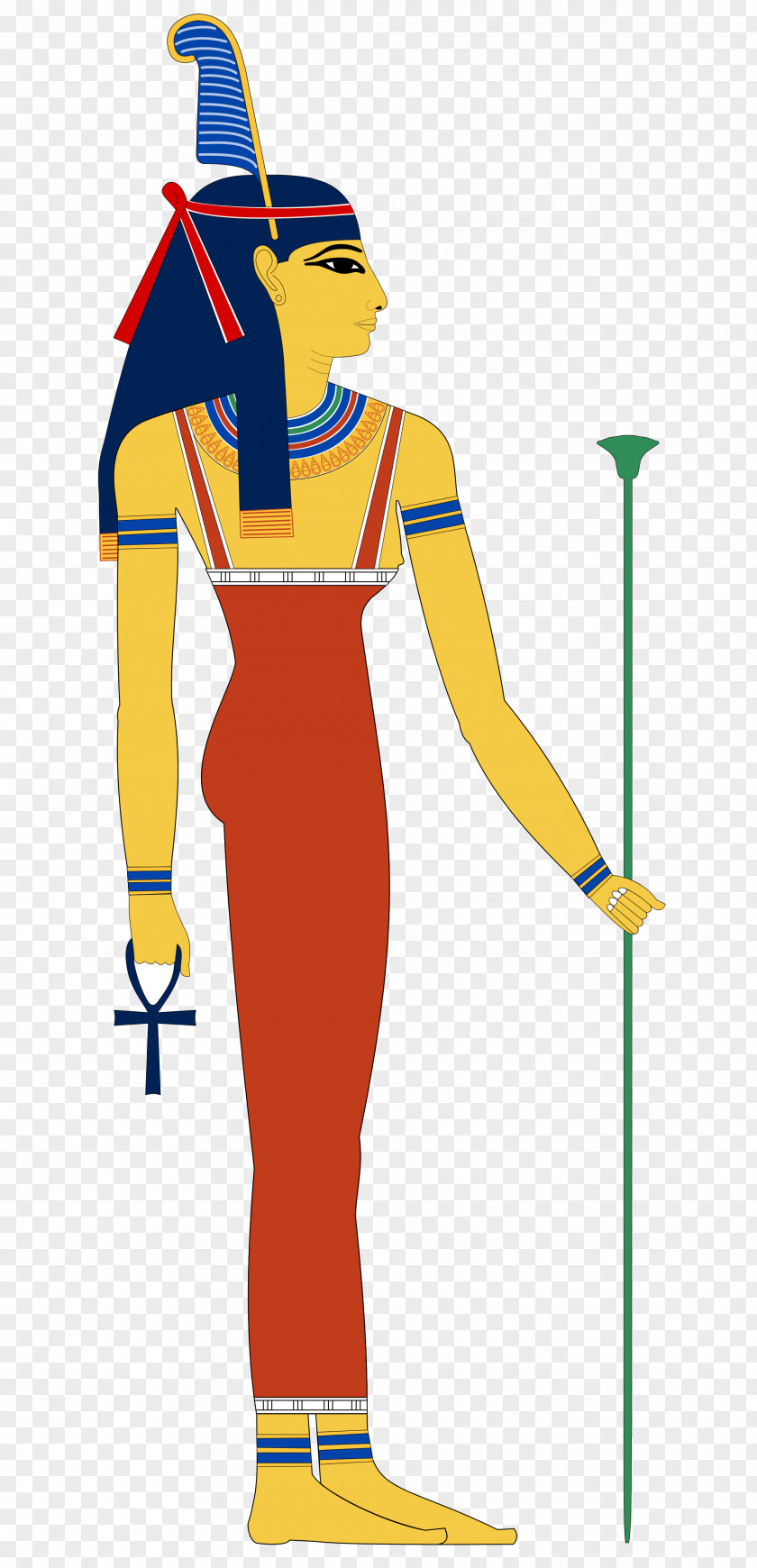 Pharaoh Ancient Egyptian Deities Nephthys Isis Anubis PNG