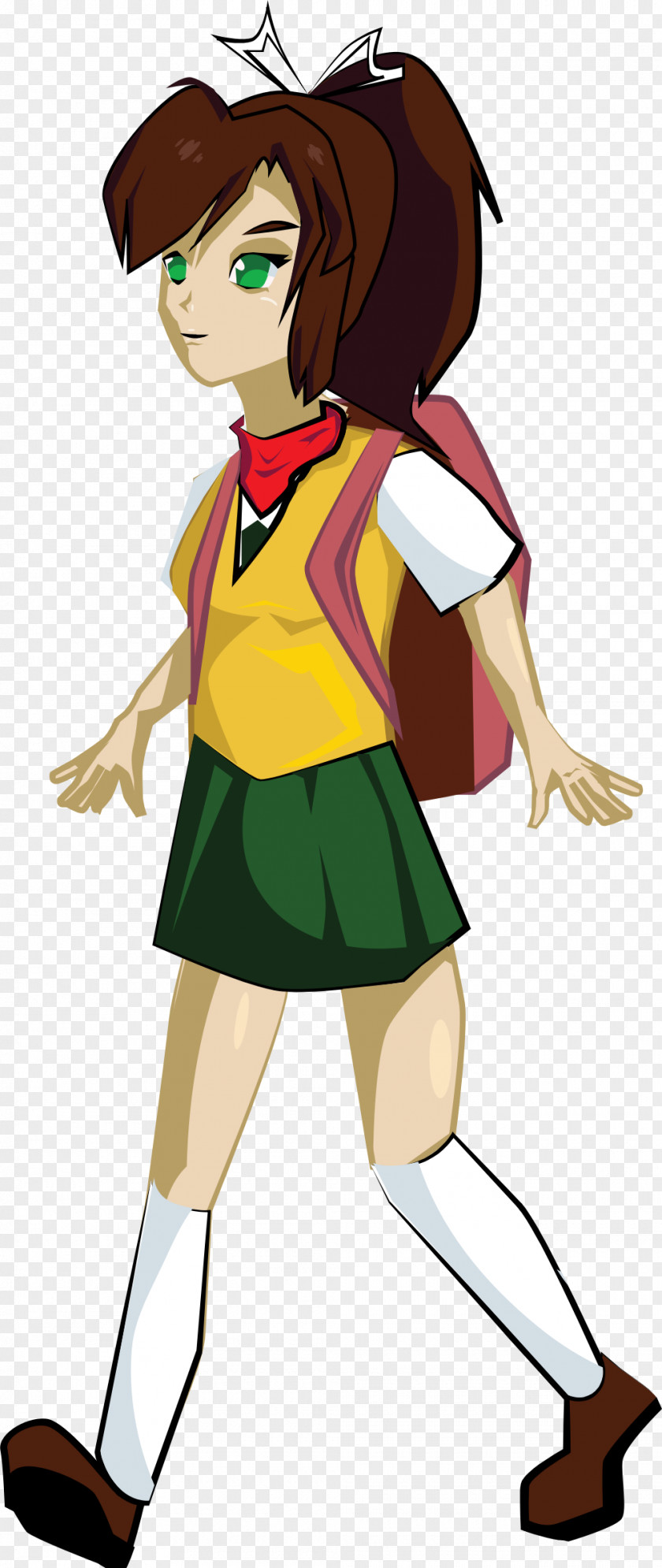 School Girl Child PNG , teenager clipart PNG