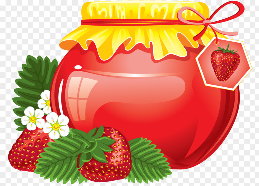 Strawberry Varenye Jam Clip Art PNG