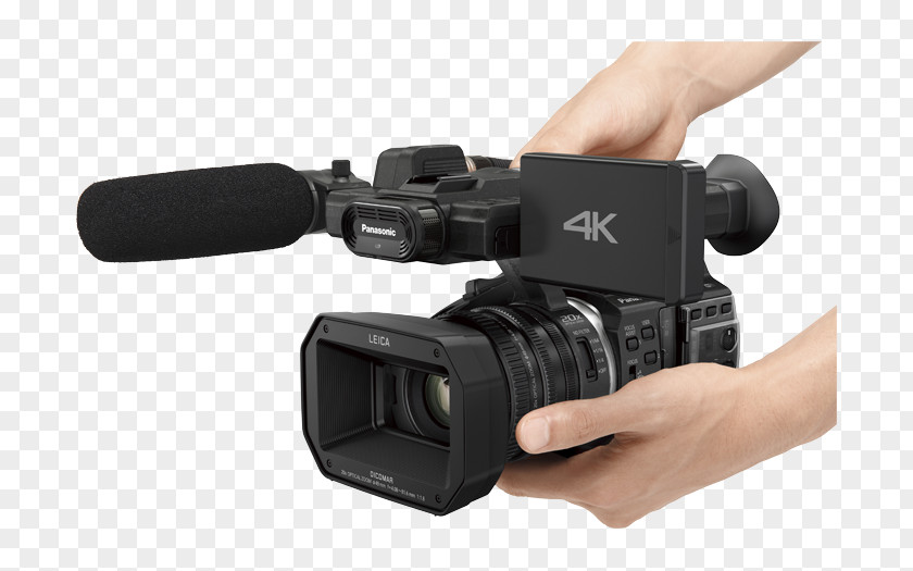 Hand With Microphone 4K Resolution Video Cameras Panasonic Ultra-high-definition Television PNG
